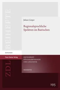Regionalsprachliche Spektren im Bairischen_cover