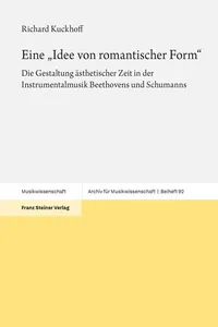 Eine "Idee von romantischer Form"_cover