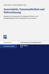 Souveränität, Transstaatlichkeit und Weltverfassung_cover