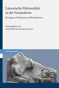 Literarische Fiktionalität in der Vormoderne_cover