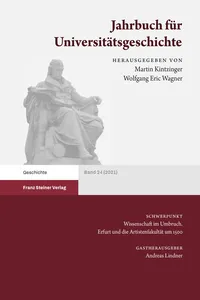 Jahrbuch für Universitätsgeschichte 24_cover