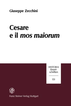 Cesare e il mos maiorum