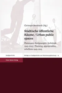 Städtische öffentliche Räume / Urban public spaces_cover