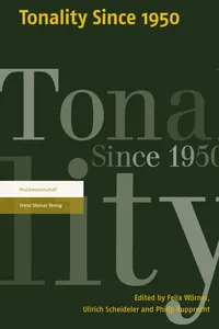 Tonality Since 1950_cover