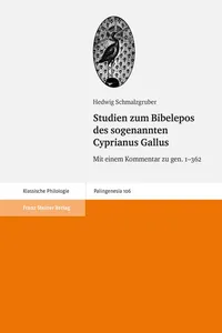 Studien zum Bibelepos des sogenannten Cyprianus Gallus_cover