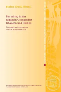 Der Alltag in der digitalen Gesellschaft – Chancen und Risiken_cover