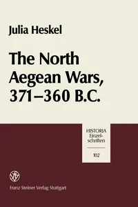 The North Aegean Wars, 371 - 360 B.C._cover