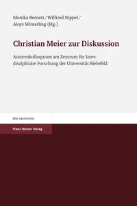 Christian Meier zur Diskussion_cover