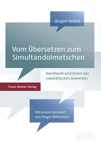 Vom Übersetzen zum Simultandolmetschen_cover