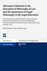 Alternative Methods in the Education of Philosophy of Law and the Importance of Legal Philosophy in the Legal Education_cover