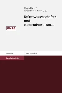 Kulturwissenschaften und Nationalsozialismus_cover