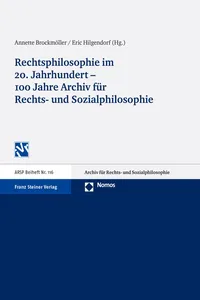 Rechtsphilosophie im 20. Jahrhundert_cover