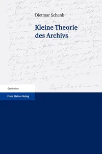 Kleine Theorie des Archivs_cover
