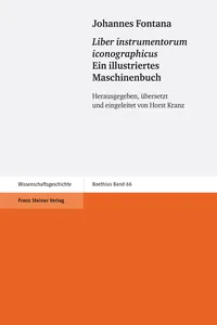 Johannes Fontana: "Liber instrumentorum iconographicus" / Ein illustriertes Maschinenbuch_cover