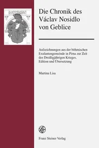 Die Chronik des Václav Nosidlo von Geblice_cover