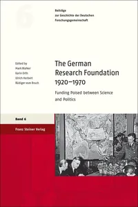 The German Research Foundation 1920–1970_cover