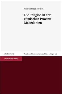 Die Religion in der römischen Provinz Makedonien_cover