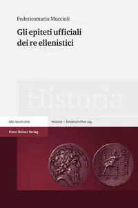 Gli epiteti ufficiali dei re ellenistici_cover