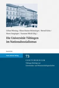 Die Universität Tübingen im Nationalsozialismus_cover