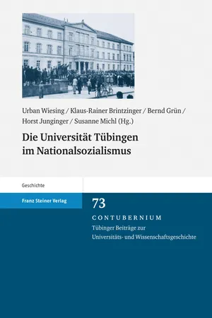 Die Universität Tübingen im Nationalsozialismus