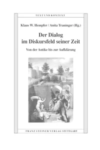 Der Dialog im Diskursfeld seiner Zeit_cover