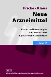 Neue Arzneimittel Band 17_cover