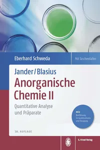 Jander/Blasius | Anorganische Chemie II_cover