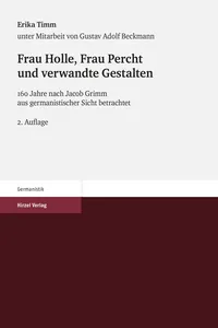 Frau Holle, Frau Percht und verwandte Gestalten_cover