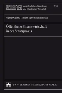 Öffentliche Finanzwirtschaft in der Staatspraxis_cover