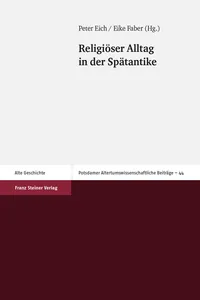Religiöser Alltag in der Spätantike_cover