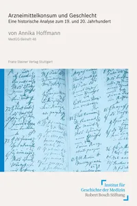 Arzneimittelkonsum und Geschlecht_cover