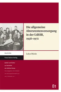 Die allgemeine Altersrentenversorgung in der UdSSR, 1956–1972_cover