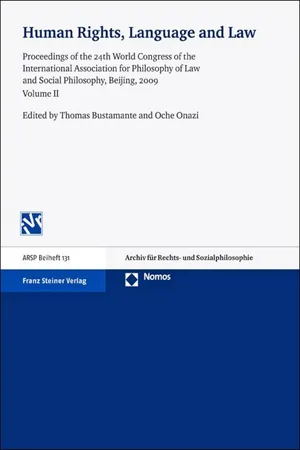 Human Rights, Language and Law