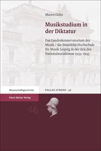 Musikstudium in der Diktatur_cover