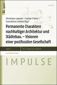 Permanente Charaktere nachhaltiger Architektur und Städtebau_cover