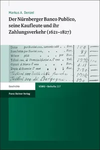 Der Nürnberger Banco Publico, seine Kaufleute und ihr Zahlungsverkehr_cover