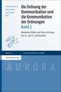 Die Ordnung der Kommunikation und die Kommunikation der Ordnungen. Bd. 1_cover
