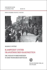 Kampfzeit unter französischen Bajonetten_cover