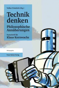 Technik denken. Philosophische Annäherungen_cover