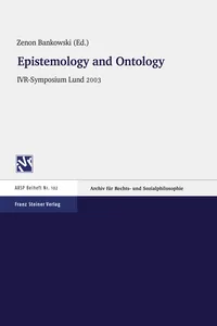 Epistemology and Ontology_cover
