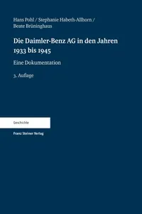 Die Daimler-Benz AG in den Jahren 1933 bis 1945_cover