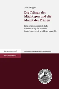 Die Tränen der Mächtigen und die Macht der Tränen_cover