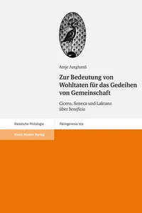 Zur Bedeutung von Wohltaten für das Gedeihen von Gemeinschaft_cover