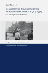Die Ursachen für den Zusammenbruch der Sowjetunion und der DD_cover