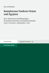 Kontaktzone Vorderer Orient und Ägypten_cover