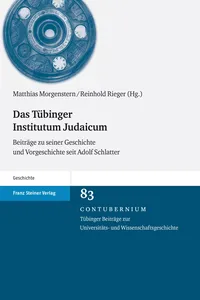 Das Tübinger Institutum Judaicum_cover