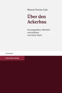 Marcus Porcius Cato: Über den Ackerbau_cover