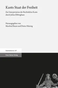 Kants Staat der Freiheit_cover