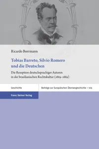 Tobias Barreto, Sílvio Romero und die Deutschen_cover