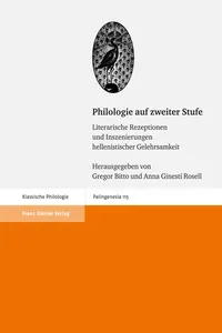 Philologie auf zweiter Stufe_cover